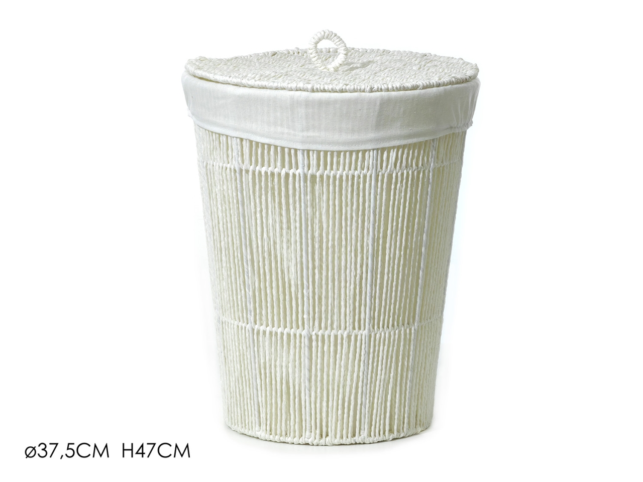 CESTA PORTABIANCHERIA 37,5XH47CM 534001