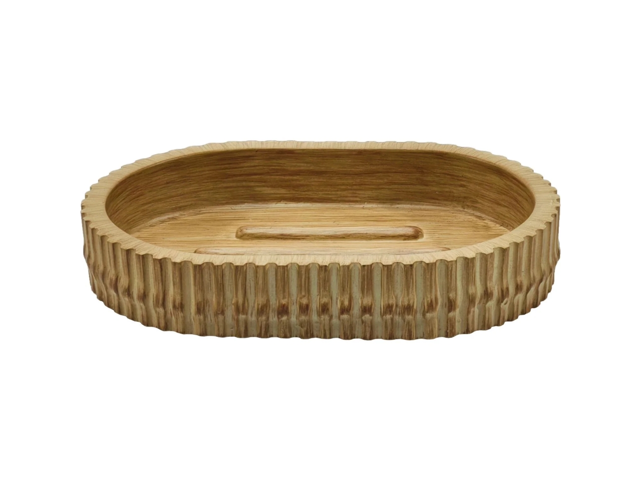PORTASAPONE OVALE EFFETTO BAMBOO 692038