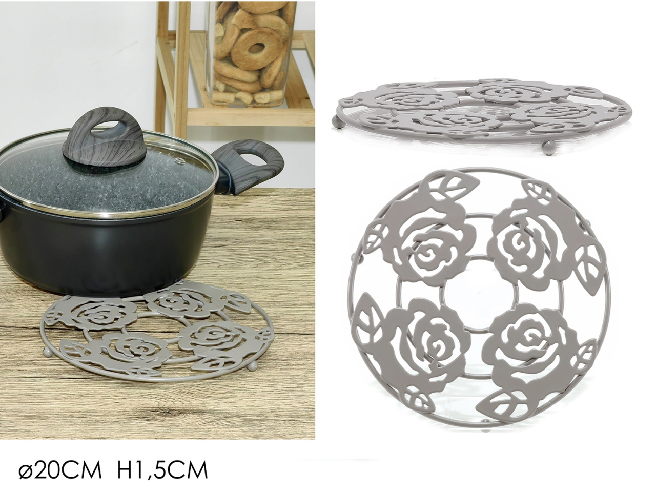 SOTTOPENTOLA D.20CM TORTORA 725920