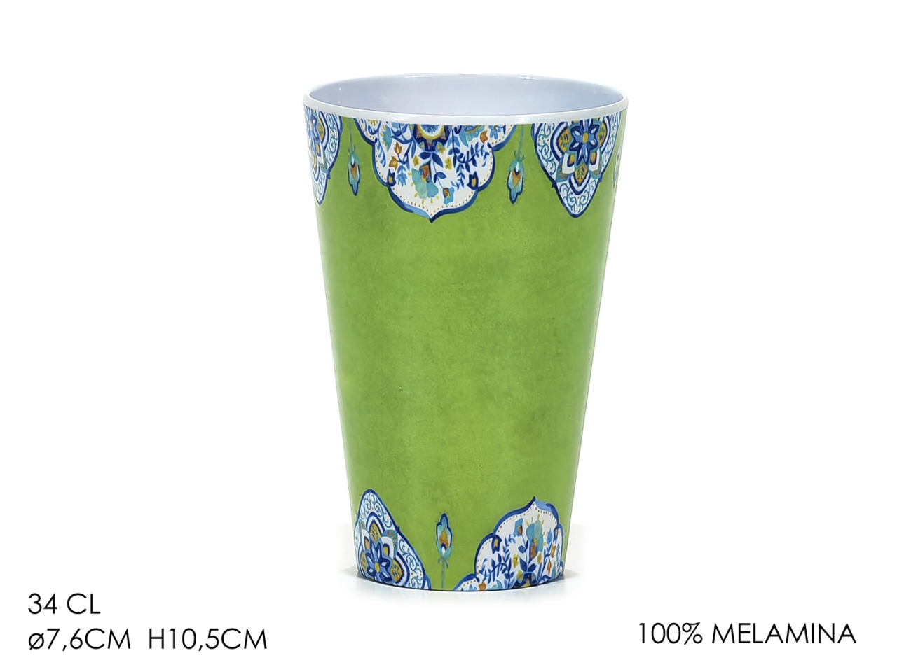BICCHIERE 34CL COLORE VERDE 758617