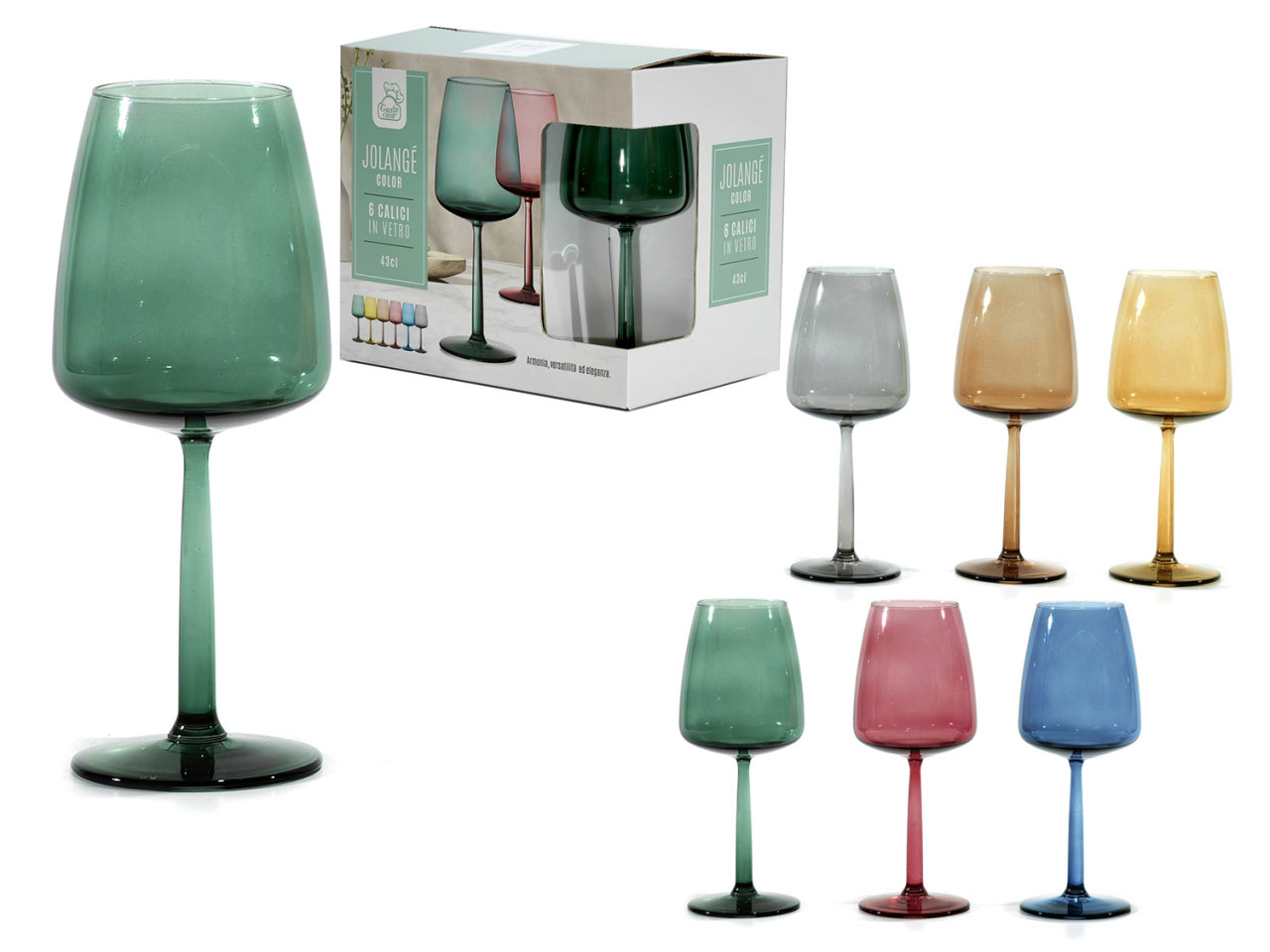 SET 6 CALICI 43CL JOLANG COLOR 616113
