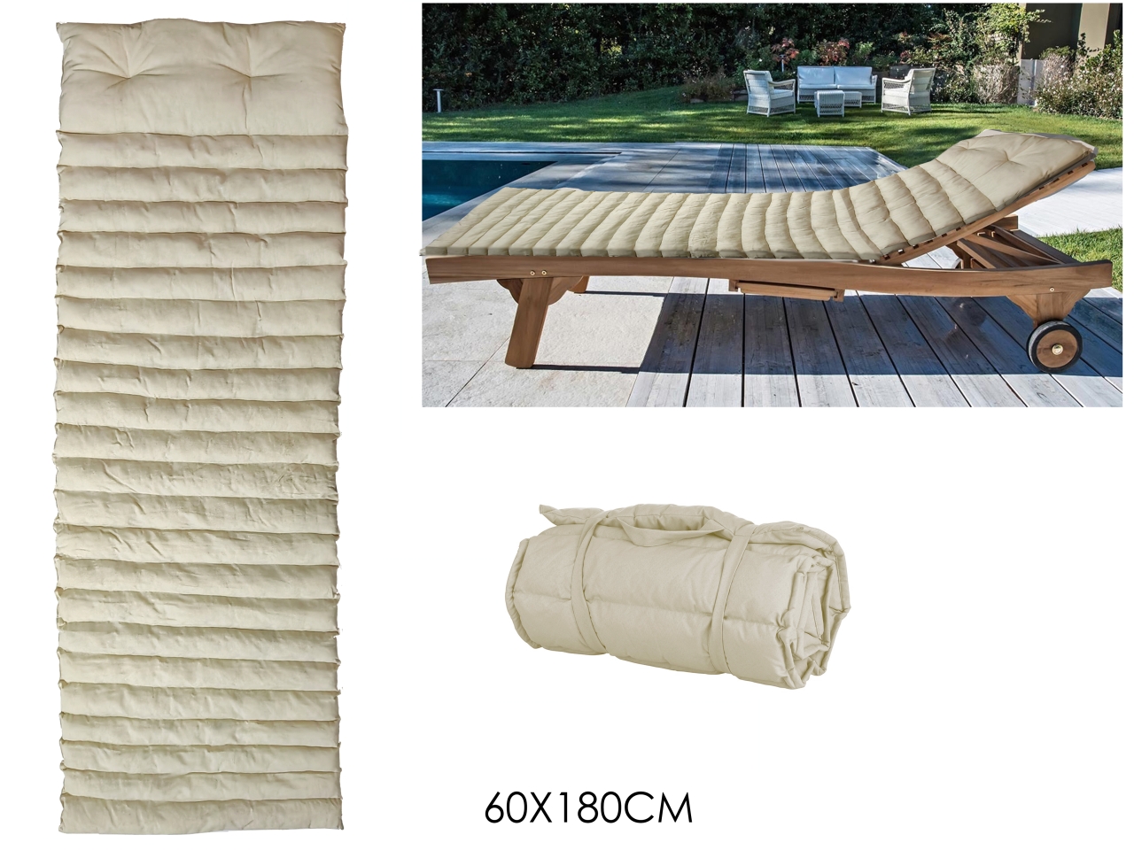 CUSCINO LETTINO C/POGGIATESTA 60X180 595137