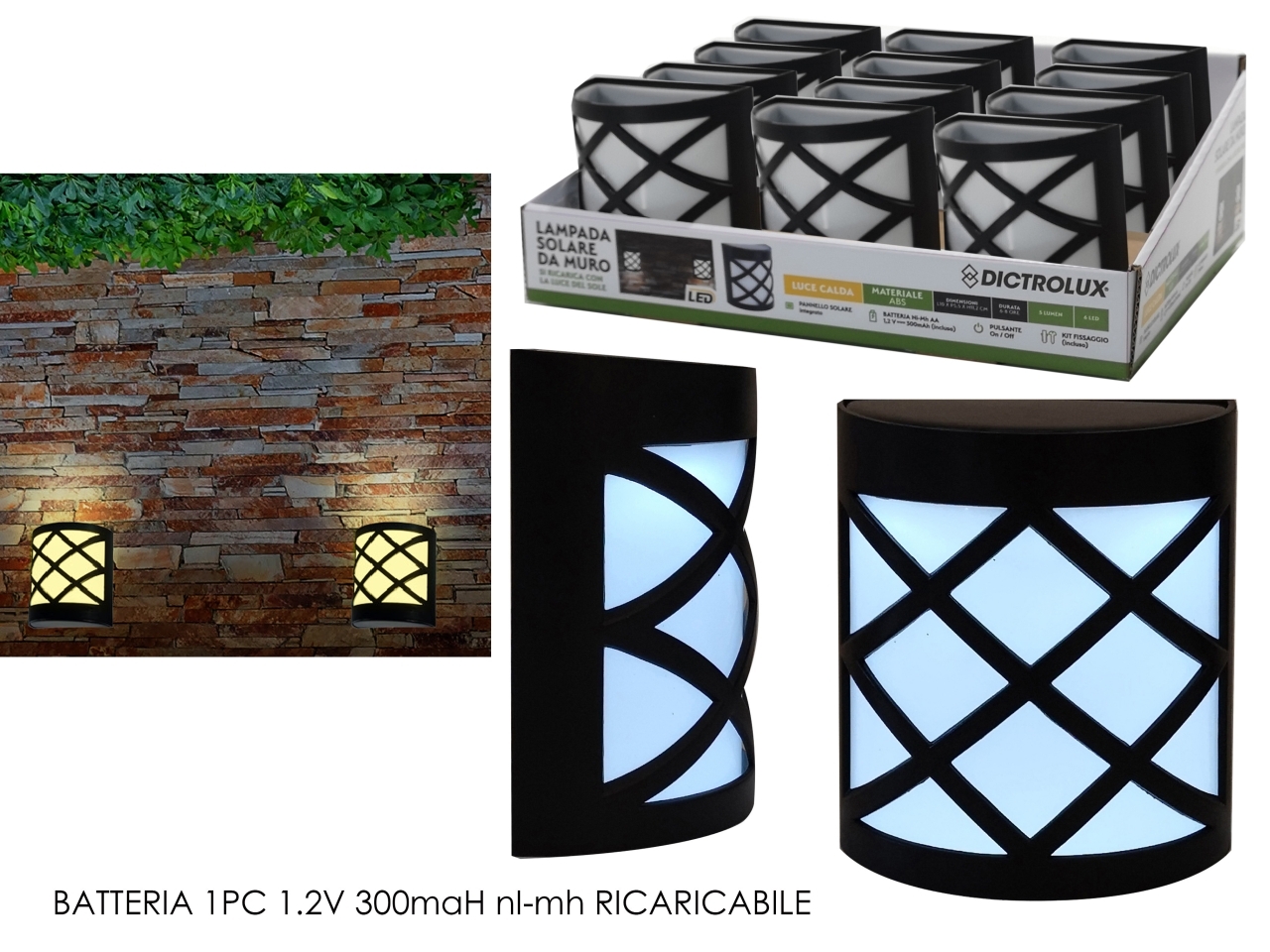 LAMPADA SOLARE DA MURO 569507