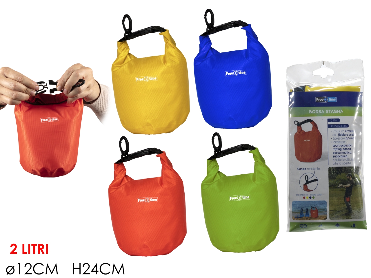 BORSA IMPERMEABILE 2LT 12X24CM 750001 BORSA IMPERMEABILE 2LT 12X24CM 750001