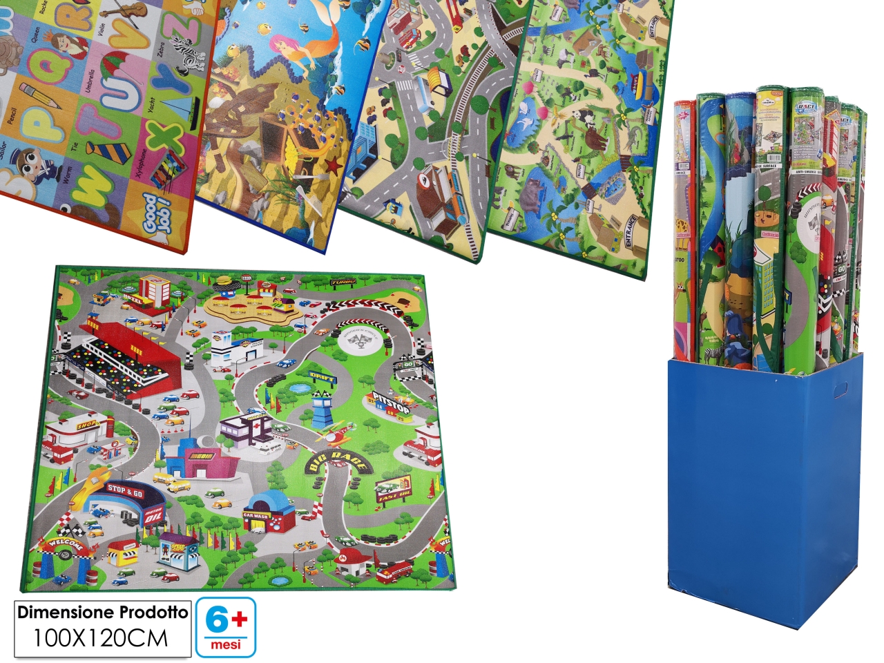 TAPPETINO PRIMI GIOCHI 100X120CM 721900