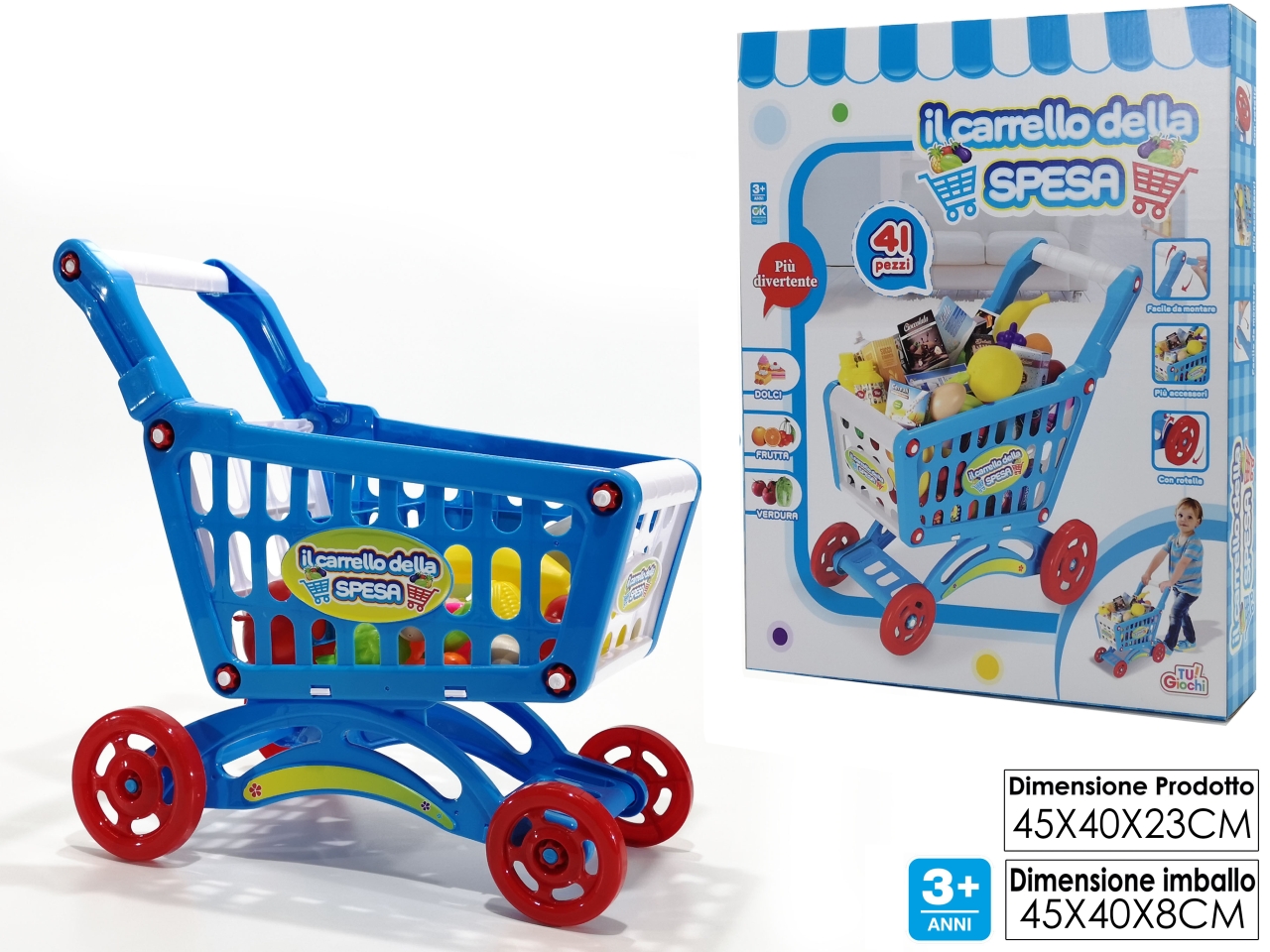 IL CARRELLO DELLA SPESA 61PZ 100544 IL CARRELLO DELLA SPESA 61PZ 100544