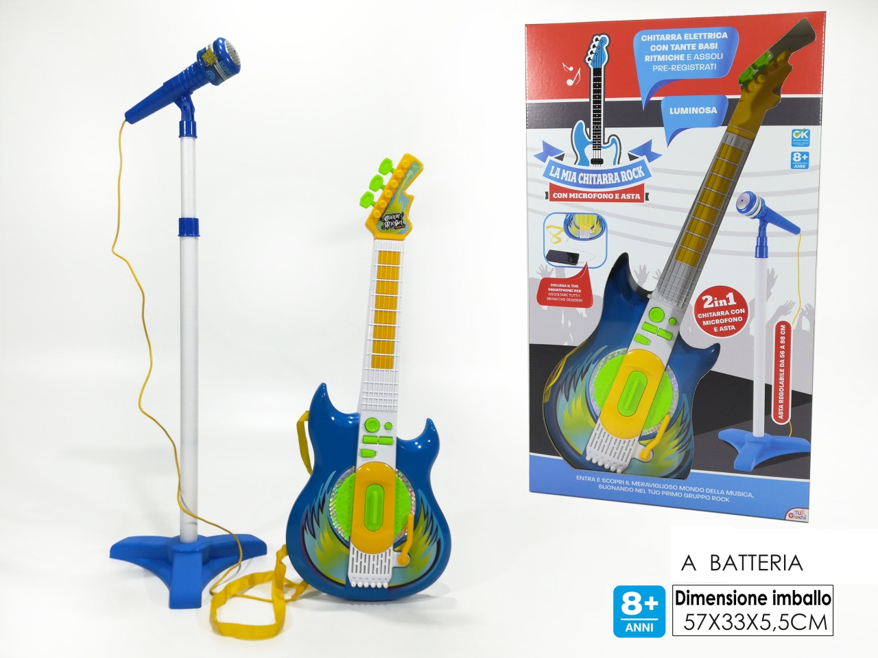 LA MIA CHITARRA ROCK MP3 B/O LU/SUO. 101553