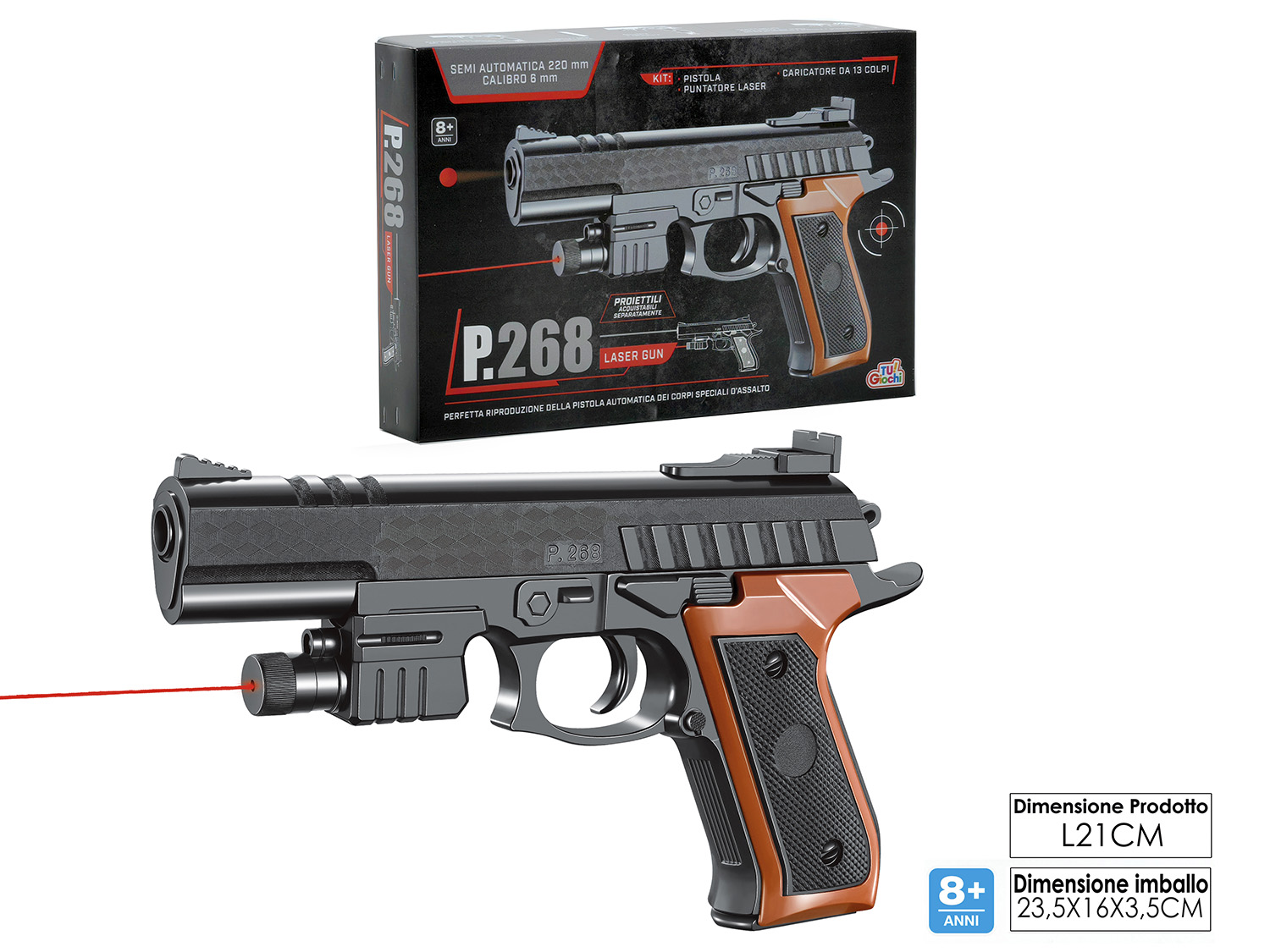 PISTOLA LASER P.268 101286A