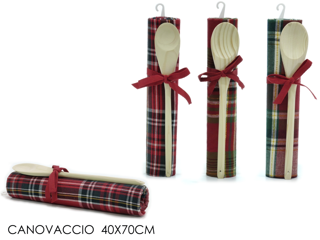 CANOVACCIO SCOZZESE 40X70CM C/CUCCHIAIO 425014 CANOVACCIO SCOZZESE 40X70CM C/CUCCHIAIO 425014