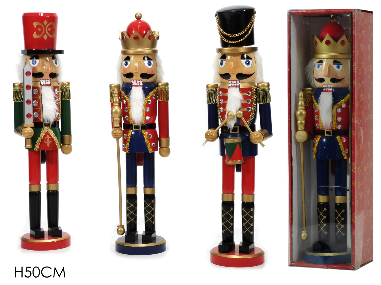 SCHIACCIANOCI 50CM 3 ASS. 494814