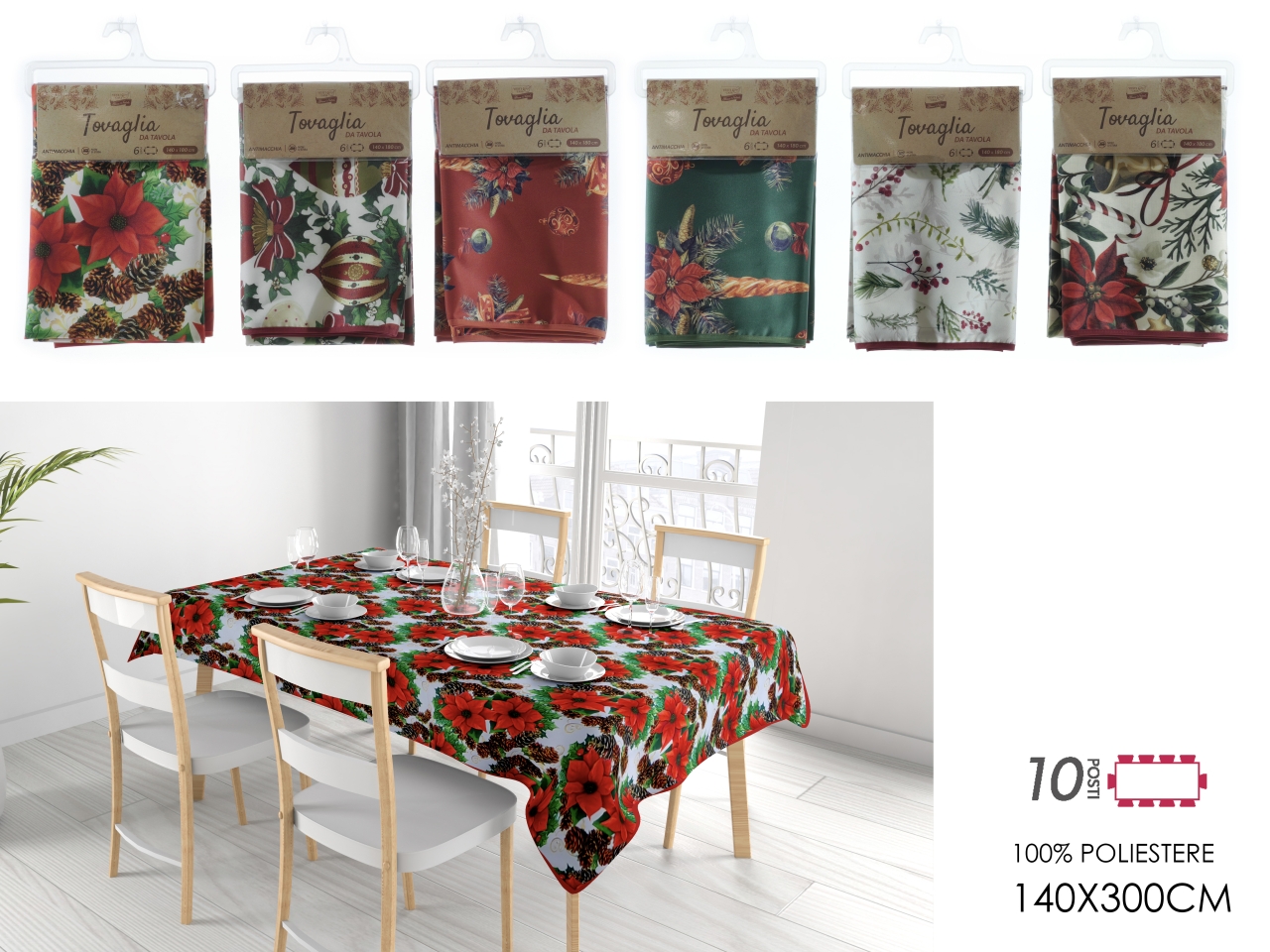 TOVAGLIA NAT. ANTIMACCHIA 140X300 6ASS. 675192 TOVAGLIA NAT. ANTIMACCHIA 140X300 6ASS. 675192