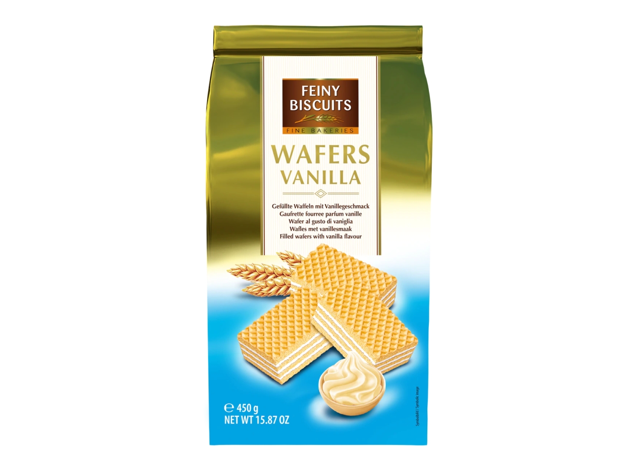 WAFER RIPIENO CON CREMA 450GR 0084678