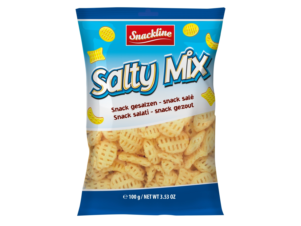 SALTY MIX PATATINE SALATE 100G 0095466 SALTY MIX PATATINE SALATE 100G 0095466