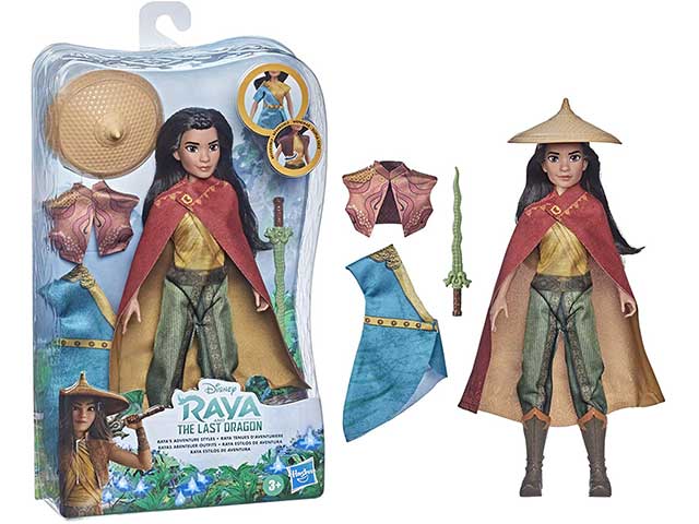 DISNEY PRINCESS RAYA FASHION DOLL+ACC.F11965L0 $