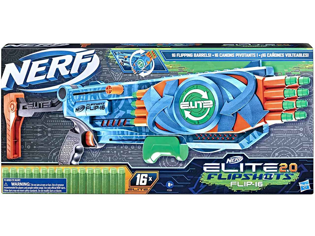 NERF ELITE 2.0 FLIPSHOTS 16 F2551EU4$