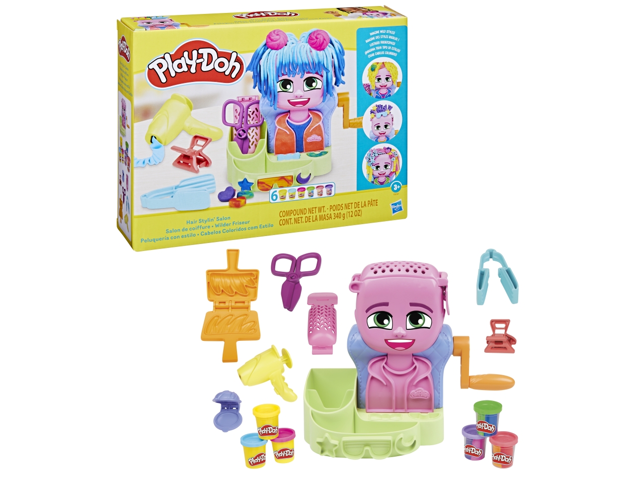 PLAY-DOH CAPELLI PAZZERELLI F88075L0 PLAY-DOH CAPELLI PAZZERELLI F88075L0