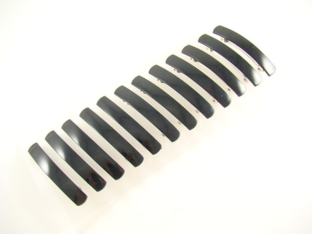 BARRETTA RETT.8cm NERA  H002905S/02