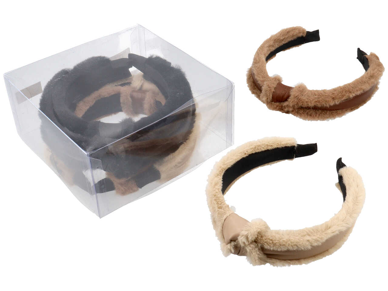 CERCHIETTO PELO/PELLE H014372F CERCHIETTO PELO/PELLE H014372F