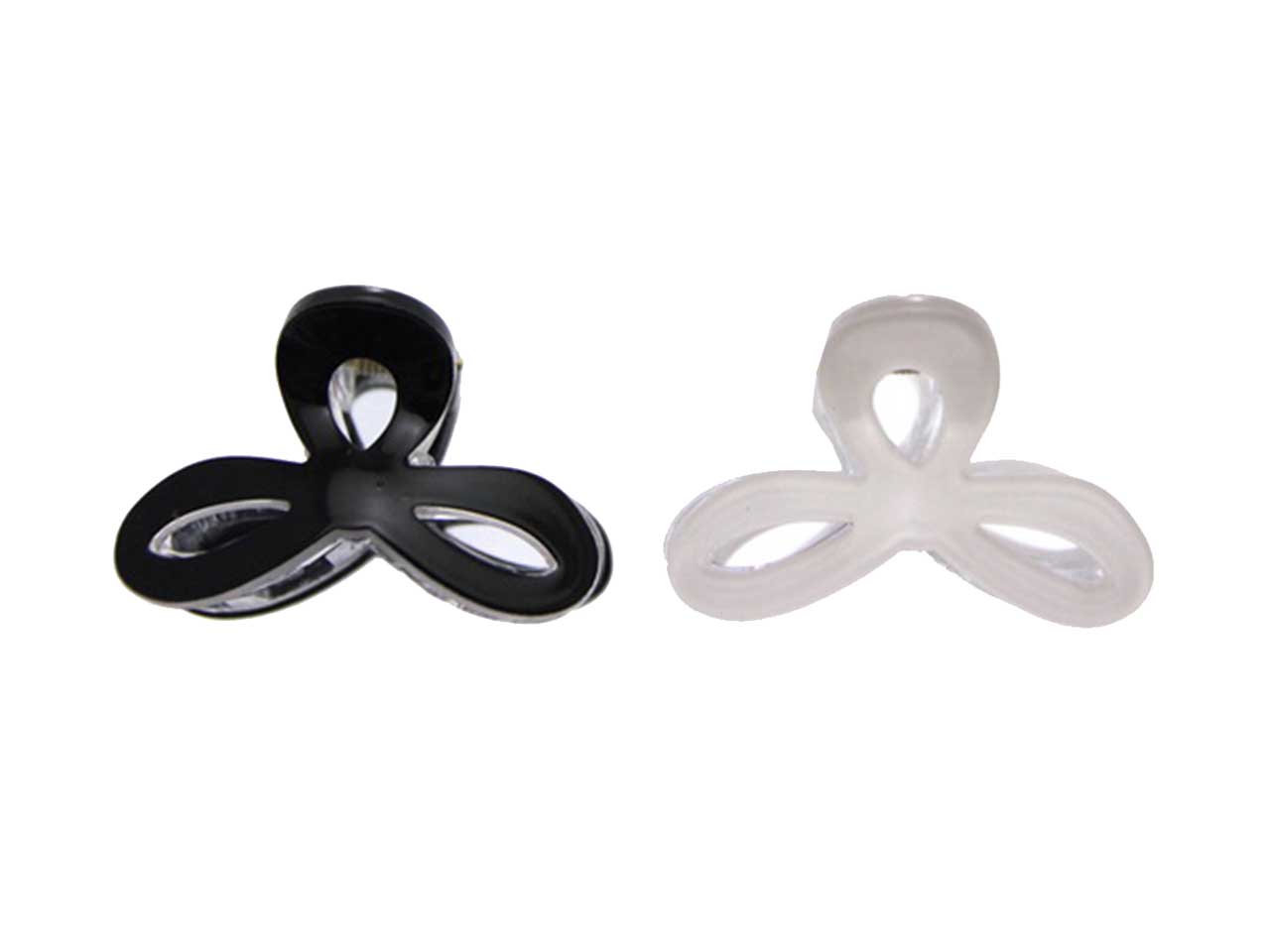 PINZA MINI NERO E BIANCO 2PZ H015372F PINZA MINI NERO E BIANCO 2PZ H015372F