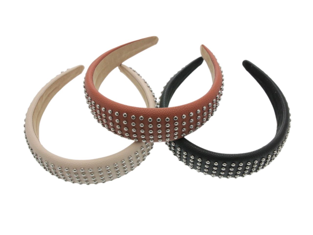 CERCHIETTO PELLE BORCHIE H015636F CERCHIETTO PELLE BORCHIE H015636F