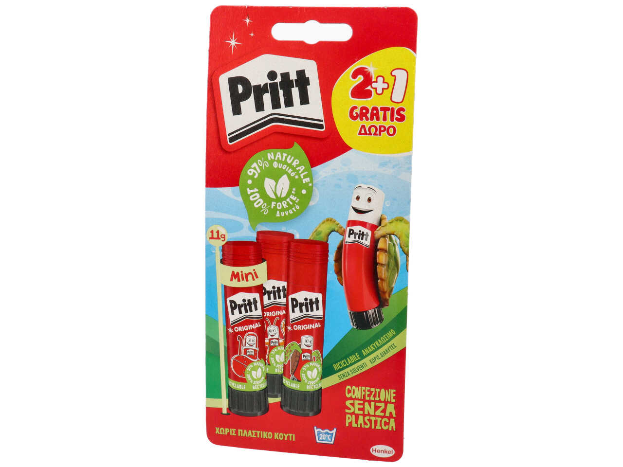 PRITT COLLA STICK 11gr 3pz 3047752 PRITT COLLA STICK 11gr 3pz 3047752