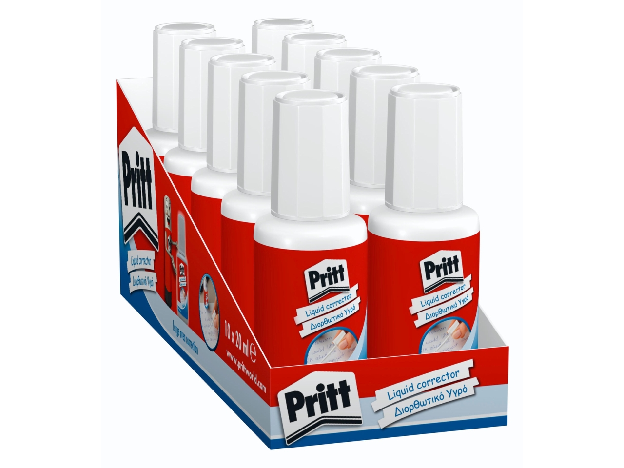PRITT CORRETTORI LIQ.20ML 10PZ 2693733