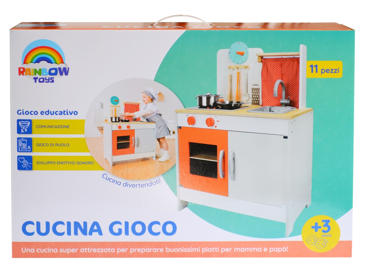 CUCINA GIOCO IN LEGNO 120323/TBT04