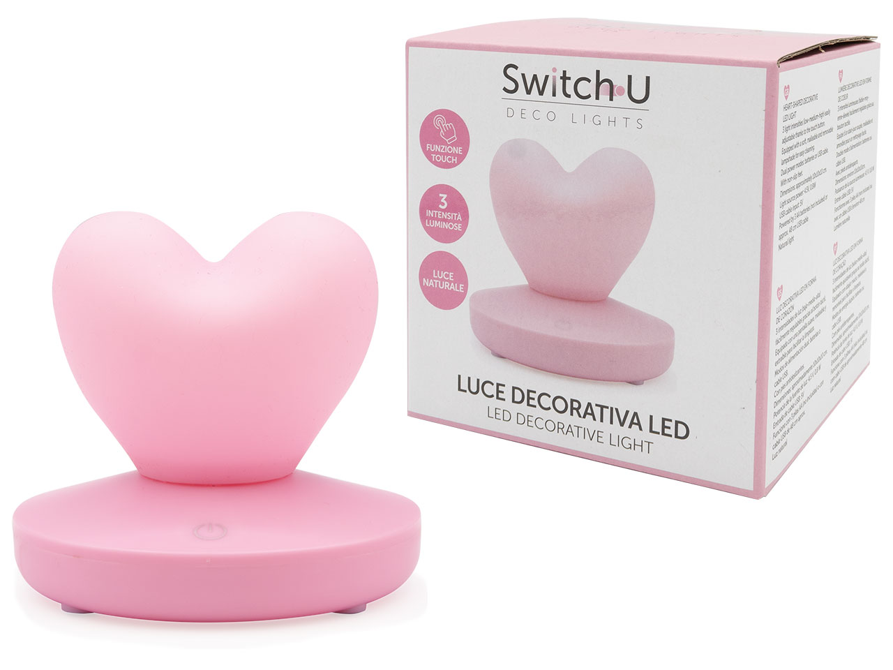 LUCE NOTTURNA A LED CUORICINO LUXDECO01 LUCE NOTTURNA A LED CUORICINO LUXDECO01