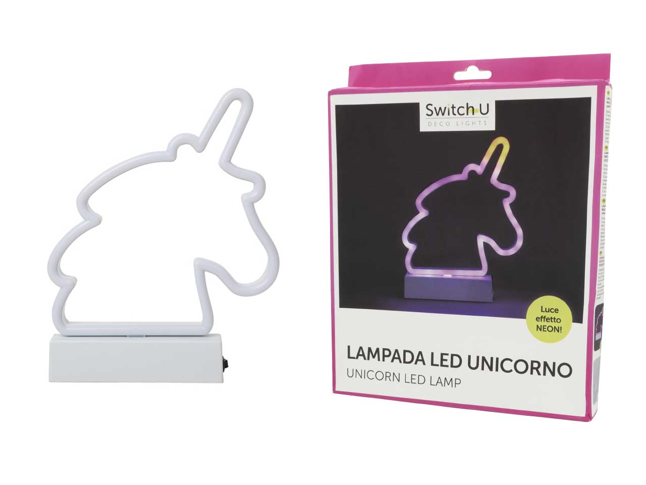 LUCE NEON UNICORNO LUXDECO03 LUCE NEON UNICORNO LUXDECO03