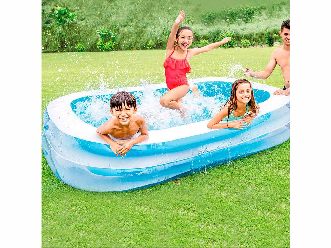 PISCINA GONFIABILE PER BAMBINI 262x175x56 56483
