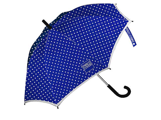 COVERI OMBRELLO DONNA 60/8 AUTO BLU U02802 $