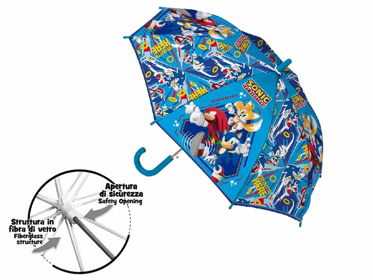 OMBRELLO POE 42/8 MAN DI SONI SN4387 MC