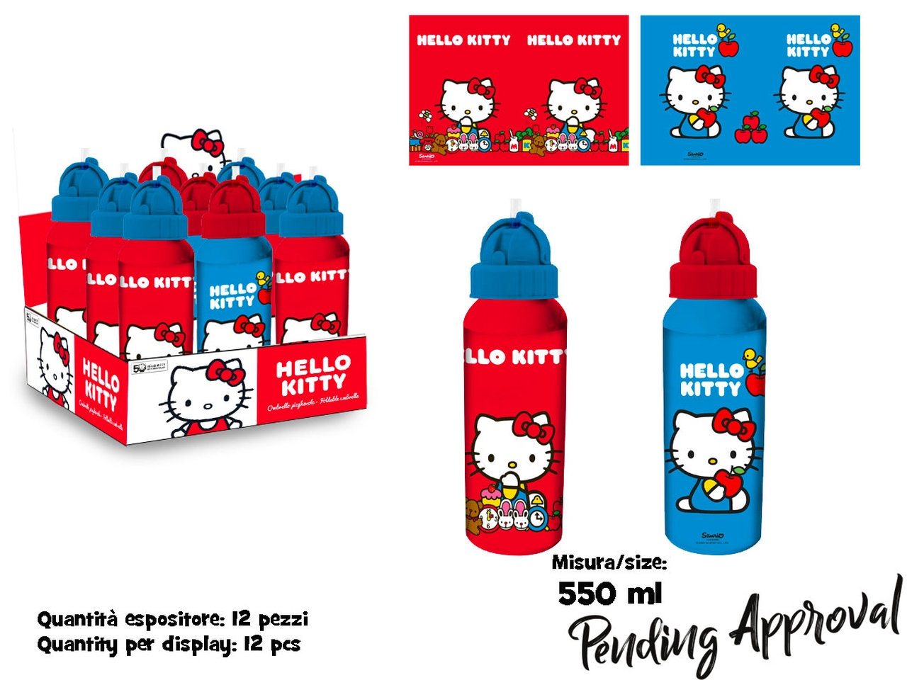 BORRACCIA 550ML HELLO KITTY H09501 MC