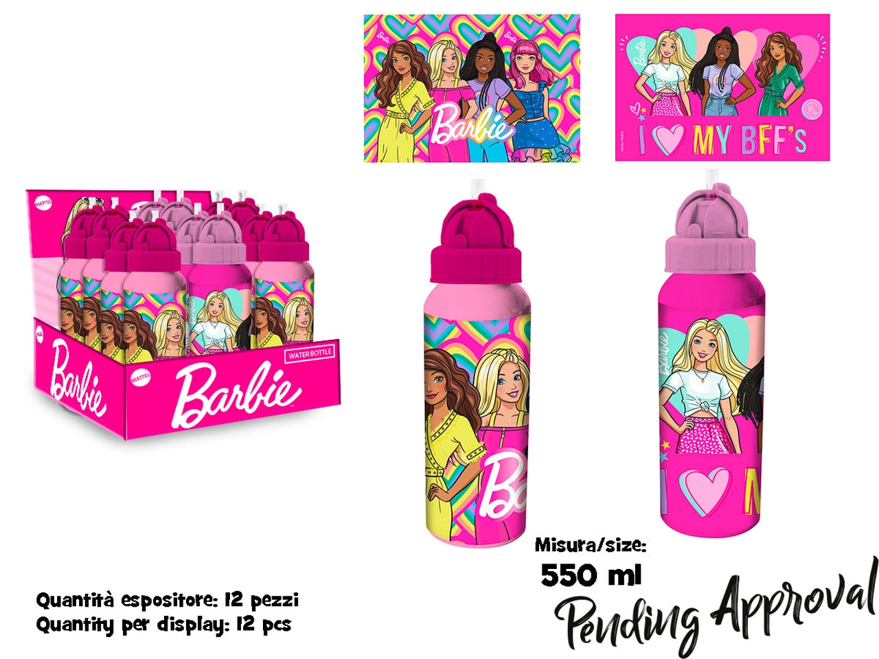BORRACCIA 550 ML BARBIE B09502 MC