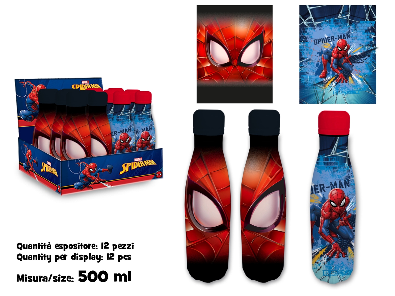 SPIDERMAN BORRACCIA TERMICA  M07887 TE