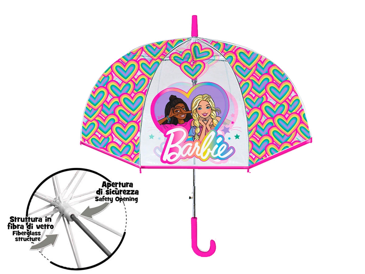 OMBRELLO CUPOLA 42/8 BARBIE B09044 MC