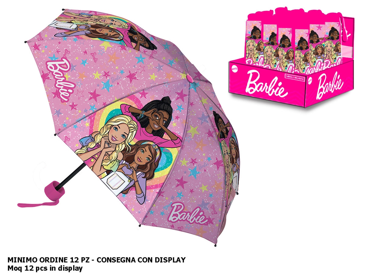 OMBRELLO PIEGH.52/8 BARBIE B09042 MC