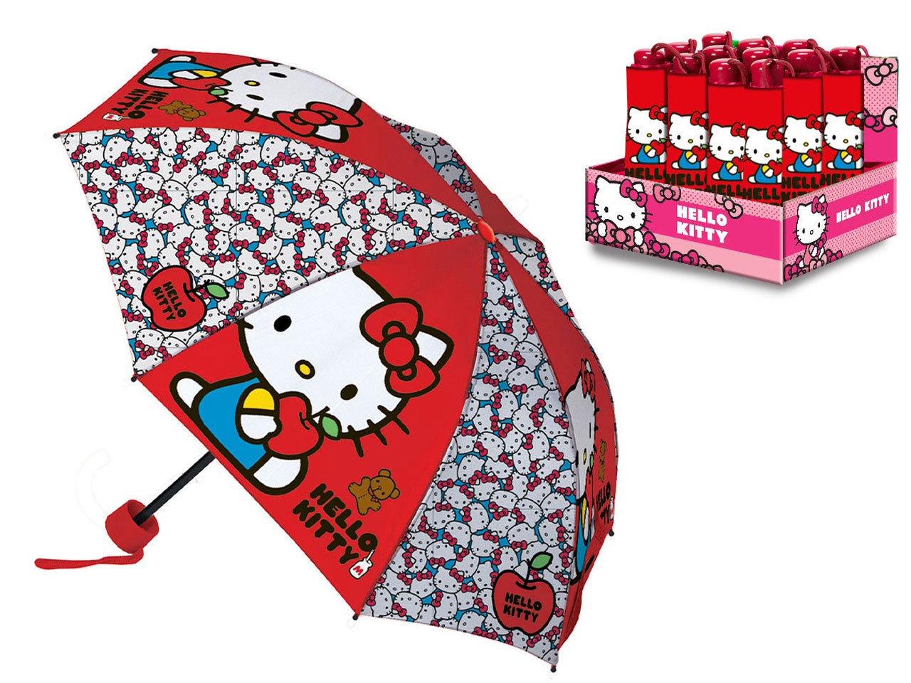 OMBRELLO PIEG.52/8HELLO KITTY H09251 MC