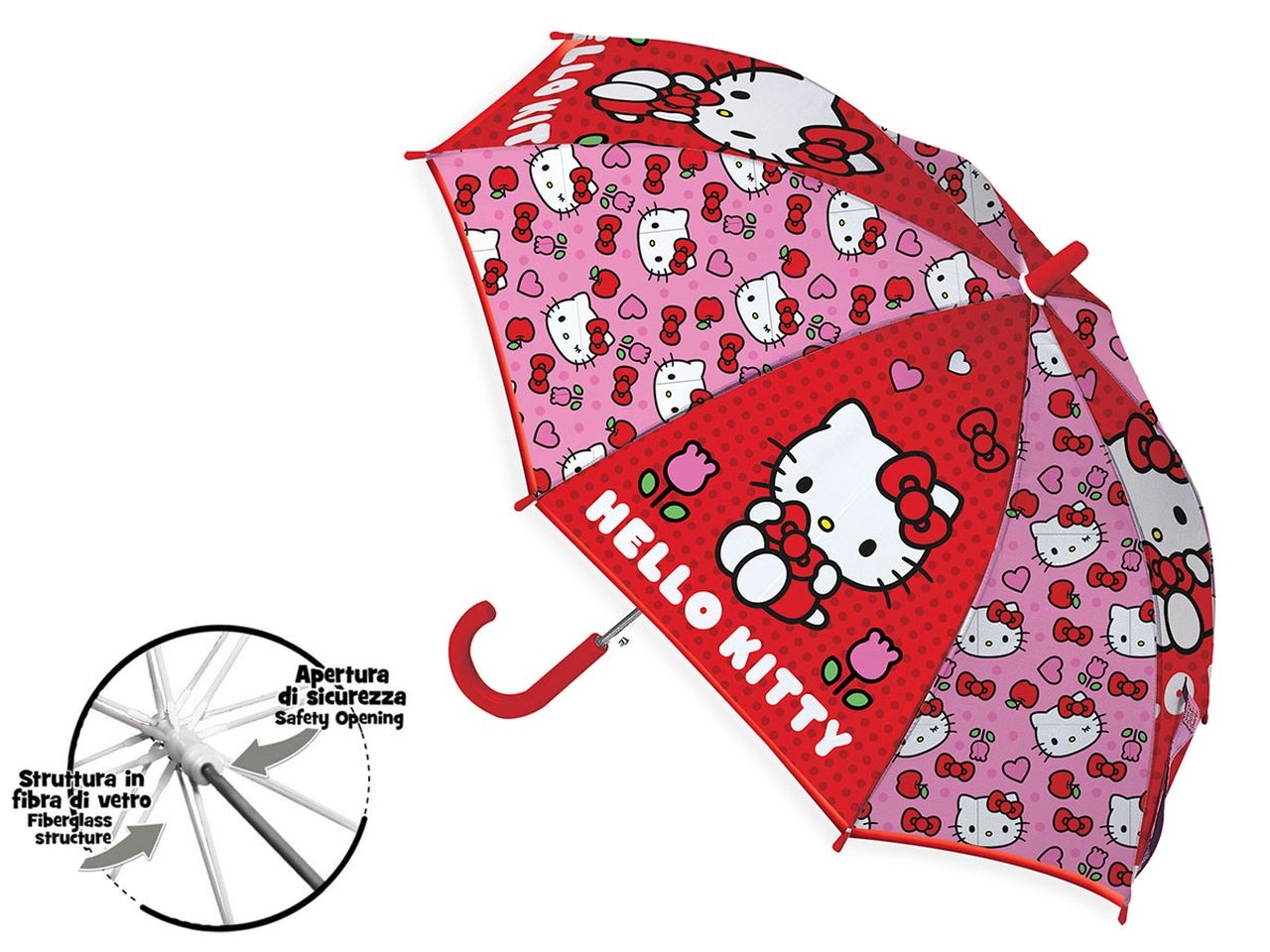 OMBRELLO 42/8 HELLO KITTY H09252 MC