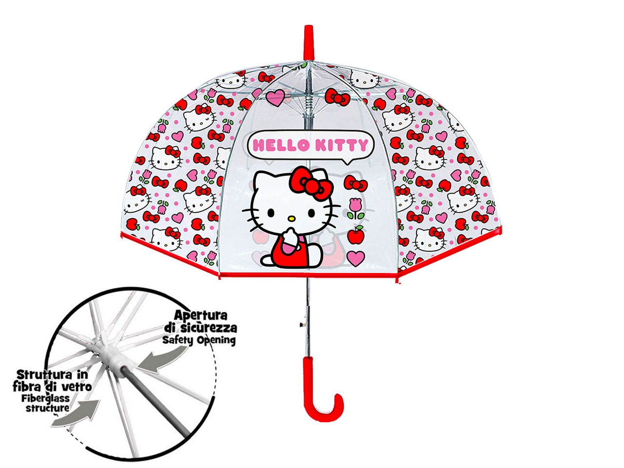 OMBRELLO CUP.42/8 HELLO KITTY H09253 MC