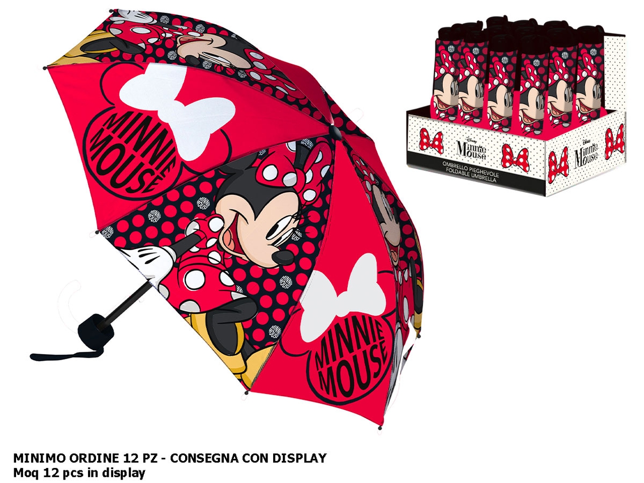 OMBRELLO PIEG.52/8 MINNIE D06521 MC