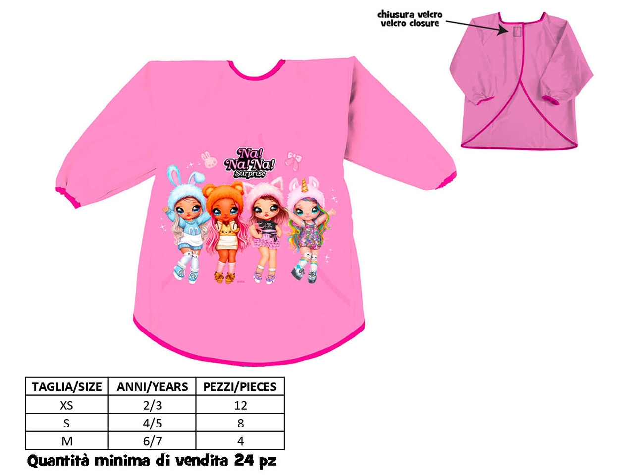 GREMBIULE PITTURA NA NA NA B02592 MC