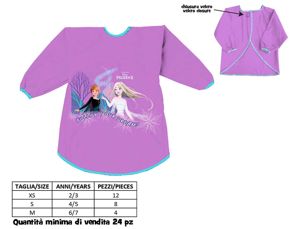 FROZEN II GREMBIULE PITTURA D02590 MC