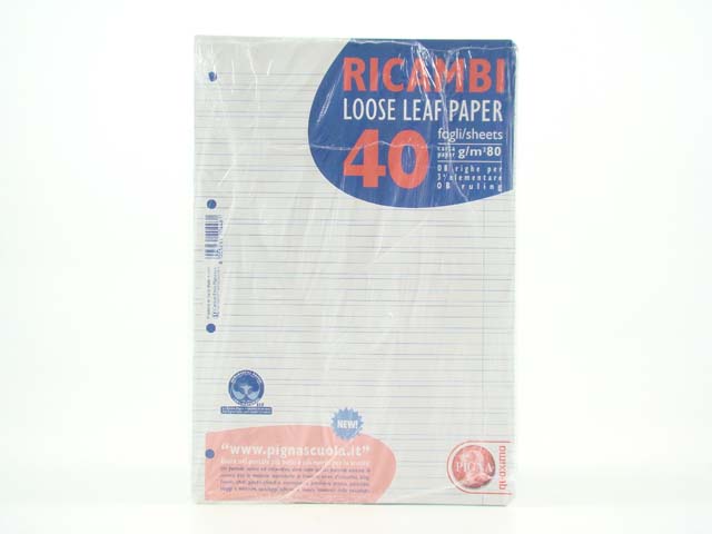 RICAMBIO QUAXIMA BIANCO A4 40FF 80G 0B