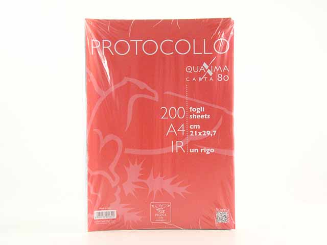PROTOCOLLO GR.80 IN RISMA 02156211R PROTOCOLLO GR.80 IN RISMA 02156211R