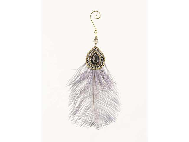 APP.PIUMA GRIGIA 20cm C/DIAMANTE 129100