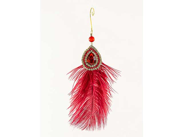 APP.PIUMA ROSSA 20cm C/DIAMANTE 129102 APP.PIUMA ROSSA 20cm C/DIAMANTE 129102