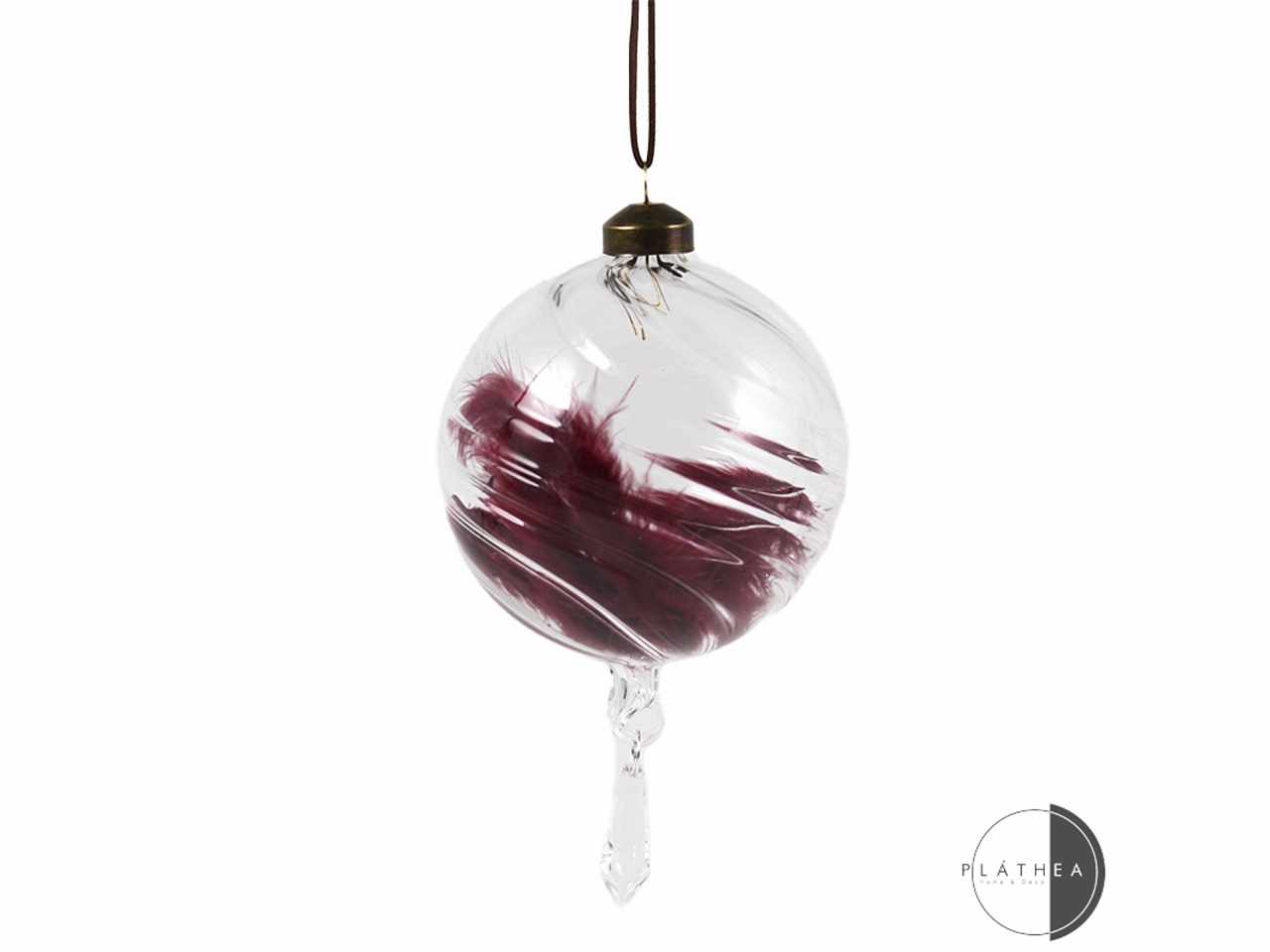 SFERA IN VETRO TRASPARENTE DECOR 133002
