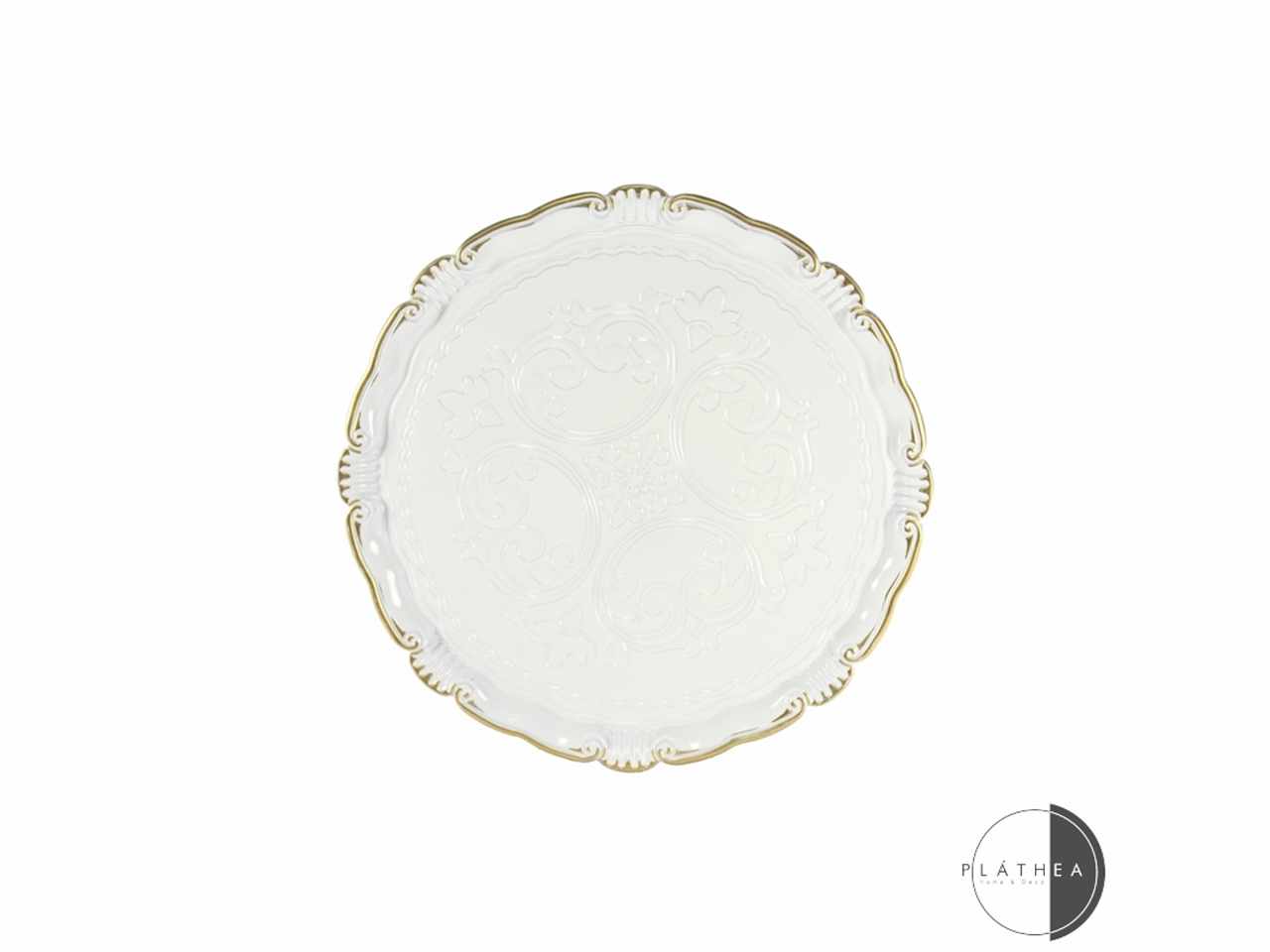 SOTTOPIATTO BIANCO D.33CM IN PVC 131875