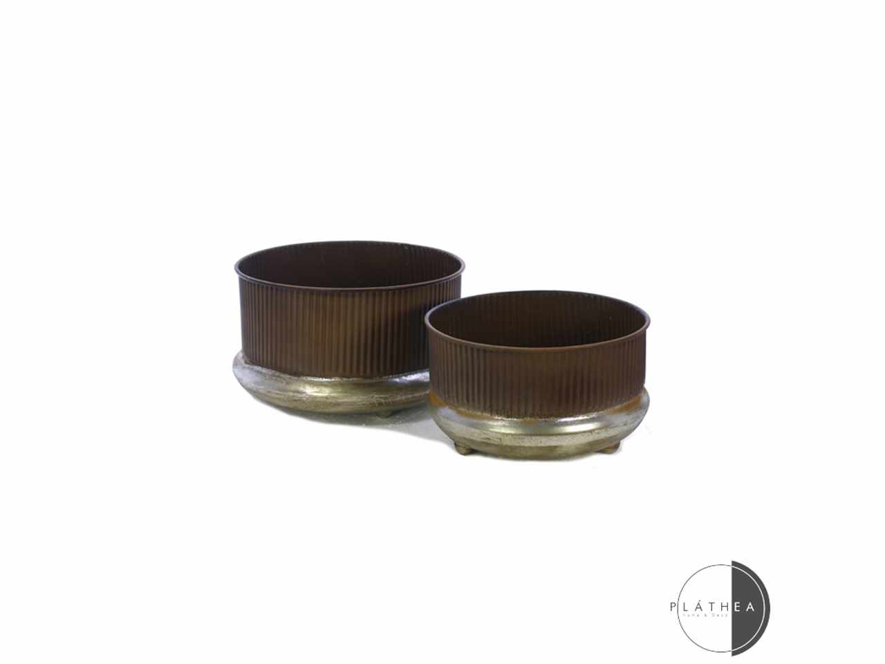 VASO 2PEZZI RUGGINE/ARGENTO IN M 132228 VASO 2PEZZI RUGGINE/ARGENTO IN M 132228